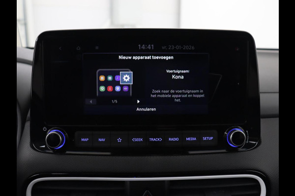 Hyundai Kona 1.6 GDI HEV Premium | Leder | Stoelventilatie | Adaptive cruise | Head-Up | Carplay | Camera | Achterbankverwarming | Navigatie | Keyless | Climate control
