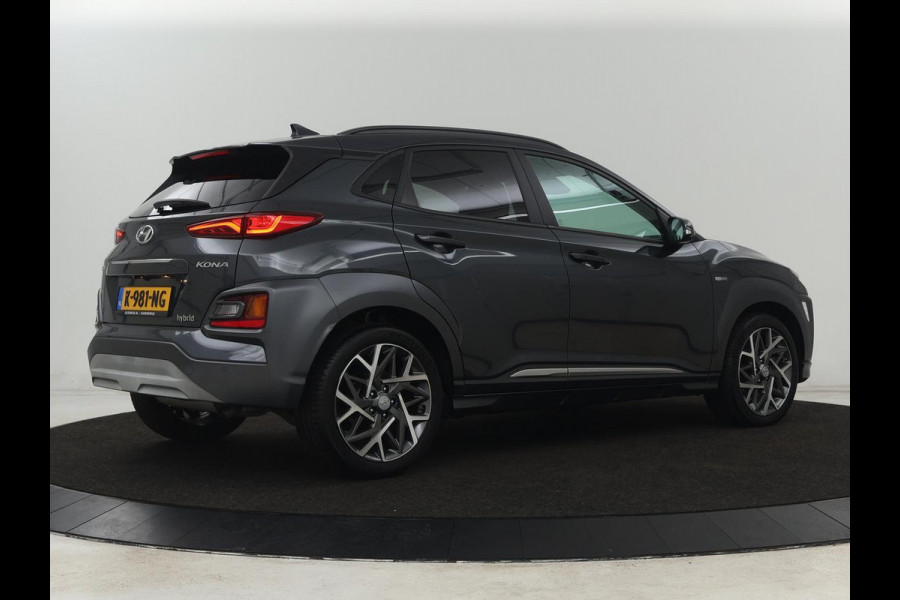 Hyundai Kona 1.6 GDI HEV Premium | Leder | Stoelventilatie | Adaptive cruise | Head-Up | Carplay | Camera | Achterbankverwarming | Navigatie | Keyless | Climate control