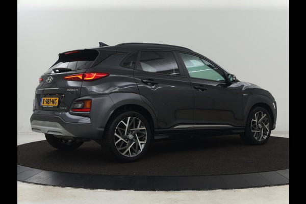 Hyundai Kona 1.6 GDI HEV Premium | Leder | Stoelventilatie | Adaptive cruise | Head-Up | Carplay | Camera | Achterbankverwarming | Navigatie | Keyless | Climate control