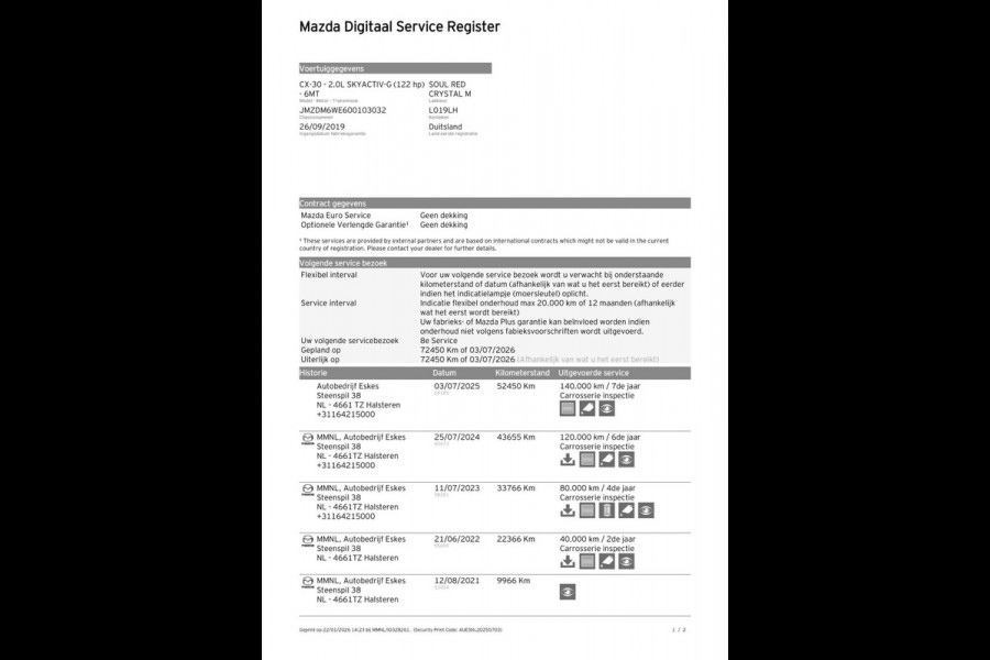 Mazda CX-30 2.0 e-SkyActiv-G M Hybrid | 360 Camera, Trekhaak, Navi, ACC, Stoel+Stuurverw., Carplay/Android | Dealeroh. |