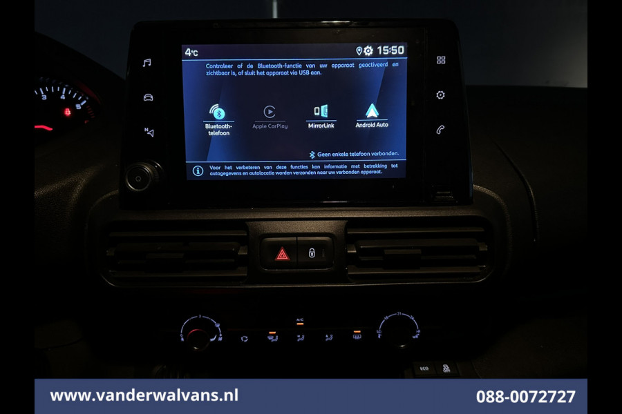 Peugeot Partner 1.5 BlueHDI Premium 131pk Automaat L1H1 Euro6 Airco | Apple Carplay | Cruisecontrol Android Auto, Parkeersensoren, Achterklep