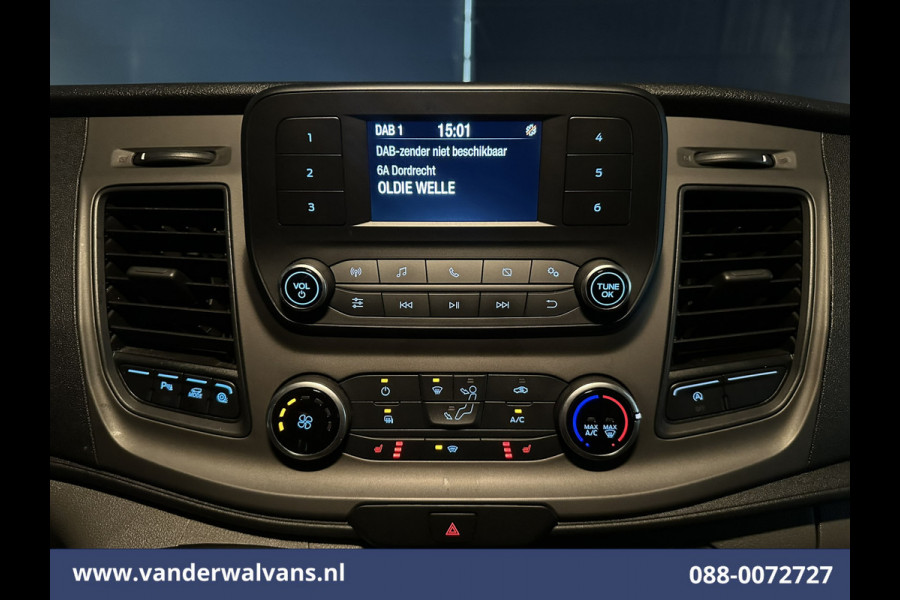 Ford Transit 2.0 TDCI 131pk L4H3 Jumbo Euro6 Airco | Camera | Cruisecontrol | Stoelverwarming | Verwarmde voorruit Parkeersensoren, Bijrijdersbank