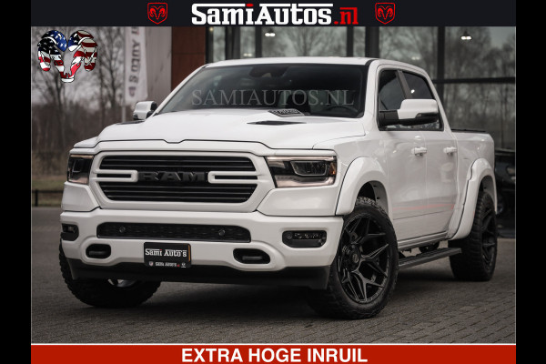 Dodge Ram LARAMIE SPORT | V8 5.7 402PK | Krachtige Hemi | Panorama Dak | 12' Scherm | LPG | Comfortabele Dubbele Cabine met Royale 5 Zitplaatsen | NIEUW EN BPM vrij | Nu Leverbaar uit Voorraad | Nr 2528 - 1276 |
