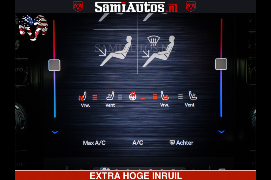 Dodge Ram LARAMIE SPORT | V8 5.7 402PK | Krachtige Hemi | Panorama Dak | 12' Scherm | LPG | Comfortabele Dubbele Cabine met Royale 5 Zitplaatsen | NIEUW EN BPM vrij | Nu Leverbaar uit Voorraad | Nr 2528 - 1276 |