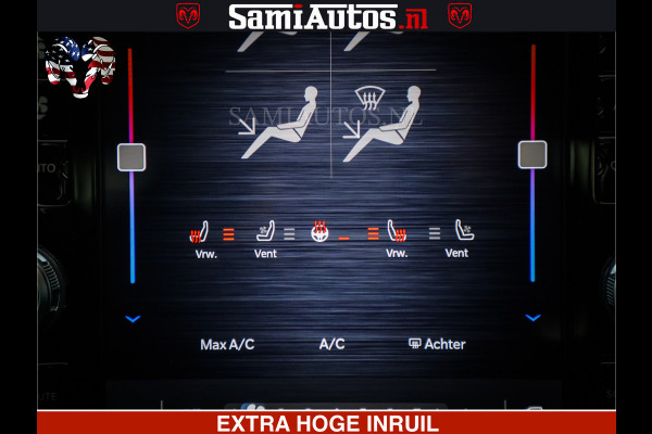 Dodge Ram LARAMIE SPORT | V8 5.7 402PK | Krachtige Hemi | Panorama Dak | 12' Scherm | LPG | Comfortabele Dubbele Cabine met Royale 5 Zitplaatsen | NIEUW EN BPM vrij | Nu Leverbaar uit Voorraad | Nr 2528 - 1276 |