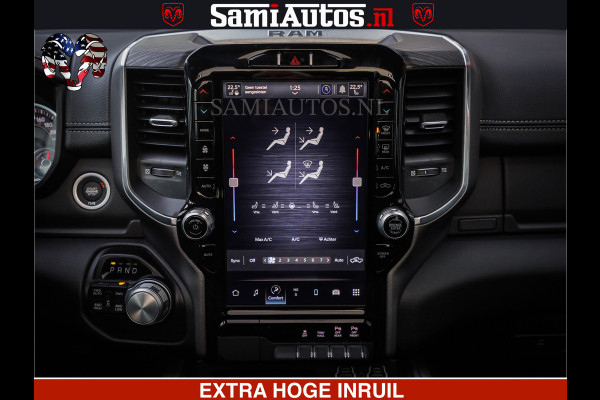 Dodge Ram LARAMIE SPORT | V8 5.7 402PK | Krachtige Hemi | Panorama Dak | 12' Scherm | LPG | Comfortabele Dubbele Cabine met Royale 5 Zitplaatsen | NIEUW EN BPM vrij | Nu Leverbaar uit Voorraad | Nr 2528 - 1276 |