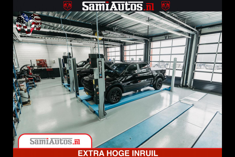 Dodge Ram LARAMIE SPORT | V8 5.7 402PK | Krachtige Hemi | Panorama Dak | 12' Scherm | LPG | Comfortabele Dubbele Cabine met Royale 5 Zitplaatsen | NIEUW EN BPM vrij | Nu Leverbaar uit Voorraad | Nr 2528 - 1276 |