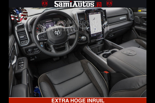 Dodge Ram LARAMIE SPORT | V8 5.7 402PK | Krachtige Hemi | Panorama Dak | 12' Scherm | LPG | Comfortabele Dubbele Cabine met Royale 5 Zitplaatsen | NIEUW EN BPM vrij | Nu Leverbaar uit Voorraad | Nr 2528 - 1276 |