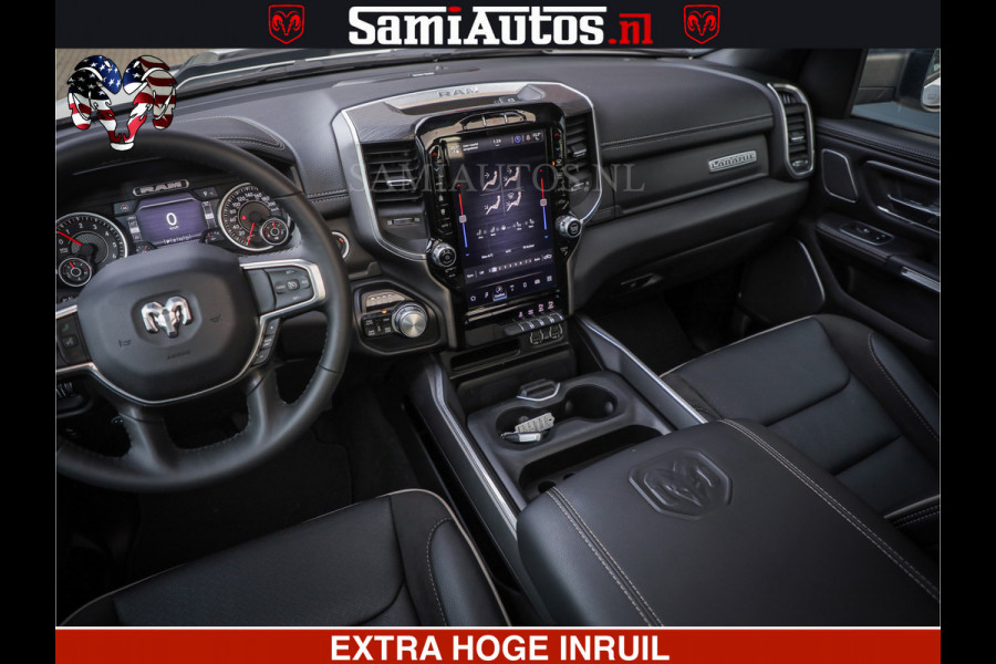 Dodge Ram LARAMIE SPORT | V8 5.7 402PK | Krachtige Hemi | Panorama Dak | 12' Scherm | LPG | Comfortabele Dubbele Cabine met Royale 5 Zitplaatsen | NIEUW EN BPM vrij | Nu Leverbaar uit Voorraad | Nr 2528 - 1276 |