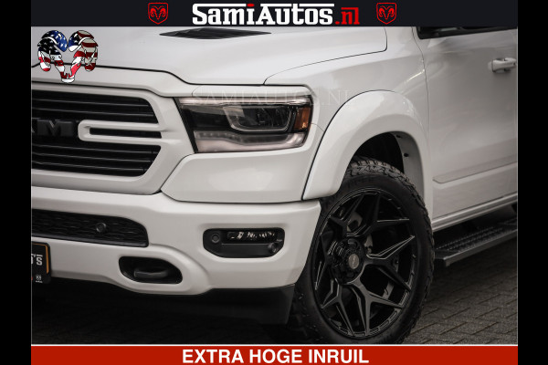 Dodge Ram LARAMIE SPORT | V8 5.7 402PK | Krachtige Hemi | Panorama Dak | 12' Scherm | LPG | Comfortabele Dubbele Cabine met Royale 5 Zitplaatsen | NIEUW EN BPM vrij | Nu Leverbaar uit Voorraad | Nr 2528 - 1276 |
