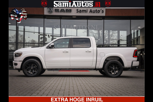 Dodge Ram LARAMIE SPORT | V8 5.7 402PK | Krachtige Hemi | Panorama Dak | 12' Scherm | LPG | Comfortabele Dubbele Cabine met Royale 5 Zitplaatsen | NIEUW EN BPM vrij | Nu Leverbaar uit Voorraad | Nr 2528 - 1276 |