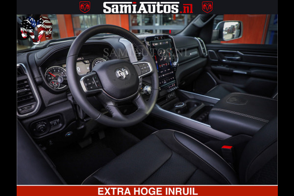 Dodge Ram LARAMIE SPORT | V8 5.7 402PK | Krachtige Hemi | Panorama Dak | 12' Scherm | LPG | Comfortabele Dubbele Cabine met Royale 5 Zitplaatsen | NIEUW EN BPM vrij | Nu Leverbaar uit Voorraad | Nr 2528 - 1276 |