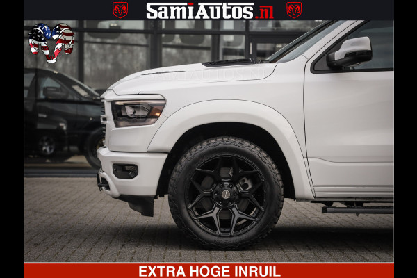 Dodge Ram LARAMIE SPORT | V8 5.7 402PK | Krachtige Hemi | Panorama Dak | 12' Scherm | LPG | Comfortabele Dubbele Cabine met Royale 5 Zitplaatsen | NIEUW EN BPM vrij | Nu Leverbaar uit Voorraad | Nr 2528 - 1276 |