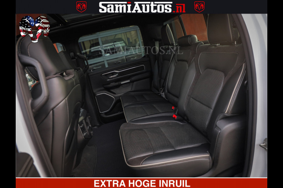 Dodge Ram LARAMIE SPORT | V8 5.7 402PK | Krachtige Hemi | Panorama Dak | 12' Scherm | LPG | Comfortabele Dubbele Cabine met Royale 5 Zitplaatsen | NIEUW EN BPM vrij | Nu Leverbaar uit Voorraad | Nr 2528 - 1276 |