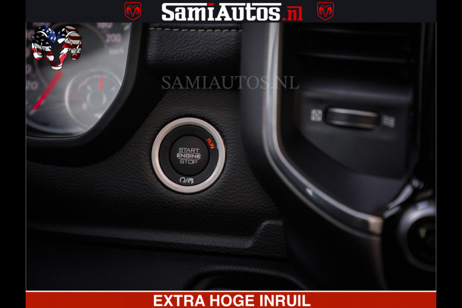 Dodge Ram LARAMIE SPORT | V8 5.7 402PK | Krachtige Hemi | Panorama Dak | 12' Scherm | LPG | Comfortabele Dubbele Cabine met Royale 5 Zitplaatsen | NIEUW EN BPM vrij | Nu Leverbaar uit Voorraad | Nr 2528 - 1276 |