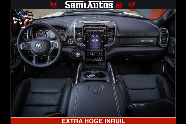 Dodge Ram LARAMIE SPORT | V8 5.7 402PK | Krachtige Hemi | Panorama Dak | 12' Scherm | LPG | Comfortabele Dubbele Cabine met Royale 5 Zitplaatsen | NIEUW EN BPM vrij | Nu Leverbaar uit Voorraad | Nr 2528 - 1276 |