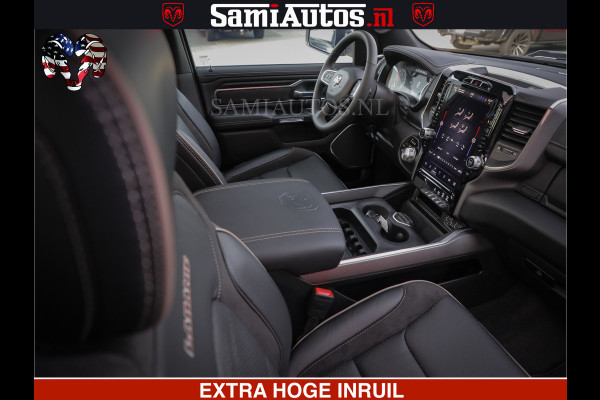 Dodge Ram LARAMIE SPORT | V8 5.7 402PK | Krachtige Hemi | Panorama Dak | 12' Scherm | LPG | Comfortabele Dubbele Cabine met Royale 5 Zitplaatsen | NIEUW EN BPM vrij | Nu Leverbaar uit Voorraad | Nr 2528 - 1276 |