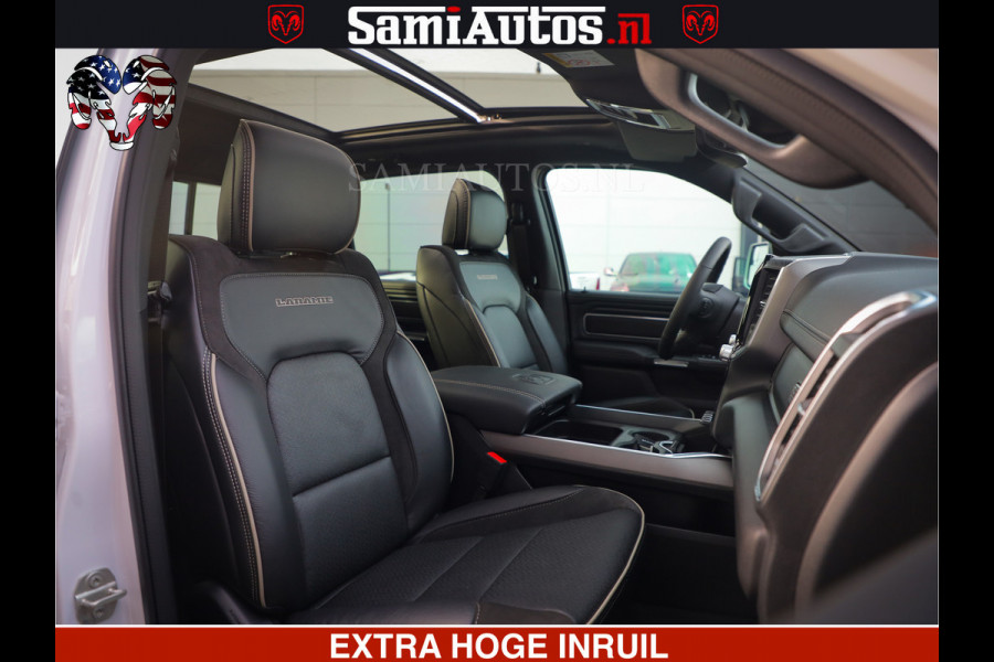 Dodge Ram LARAMIE SPORT | V8 5.7 402PK | Krachtige Hemi | Panorama Dak | 12' Scherm | LPG | Comfortabele Dubbele Cabine met Royale 5 Zitplaatsen | NIEUW EN BPM vrij | Nu Leverbaar uit Voorraad | Nr 2528 - 1276 |