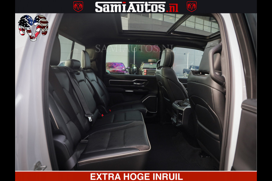 Dodge Ram LARAMIE SPORT | V8 5.7 402PK | Krachtige Hemi | Panorama Dak | 12' Scherm | LPG | Comfortabele Dubbele Cabine met Royale 5 Zitplaatsen | NIEUW EN BPM vrij | Nu Leverbaar uit Voorraad | Nr 2528 - 1276 |