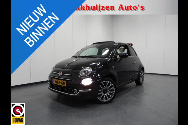Fiat 500C Cabrio 1.2i Aut. Star NAVI-APP/AIRCO/CRUISE/PDC/16"LMV!