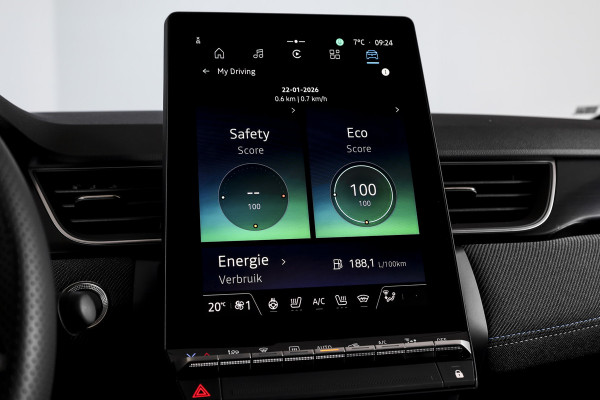 Renault Captur 1.8 E-Tech full hybrid 160 esprit Alpine - Automaat | Dig. Cockpit | Adapt. Cruise | Winterpakket | PDC | 360 Camera | NAV + App. Connect | ECC | DAB | LM 19" | 5196