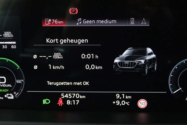 Audi e-tron Sportback 50 quattro S edition 71 kWh (PANORAMADAK, STOELVERWARMING, CAMERA, CARPLAY, ELEKT. STOELEN)