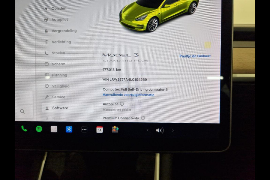 Tesla Model 3 Standard RWD Plus 60 kWh|SOH 92%|Lees text voor meer teslas