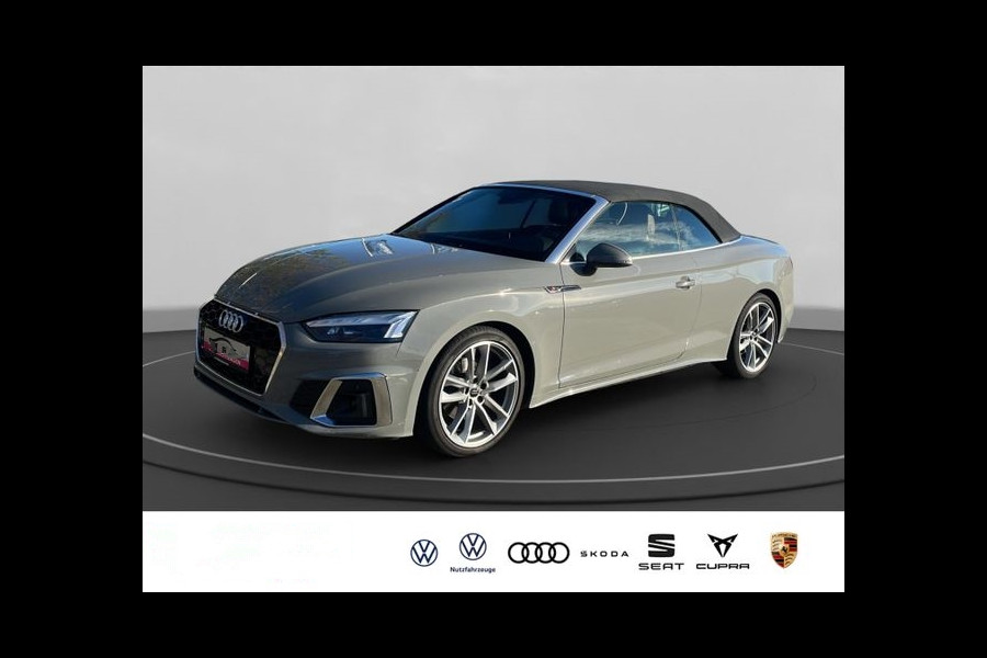 Audi A5 Cabriolet 40 Tfsi S-Tronic ** MATRIX, MOKKA NAPPA LEDER, VIRTUAL, B&O SOUND, 19-inch LMV, ACC ** UNFALLFREI - VOL. AUDI ONDERH ** ** INFORMEER OOK NAAR ONZE AANTREKKELIJKE FINANCIAL-LEASE TARIEVEN **