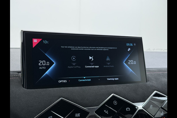 DS DS 3 Crossback DS Performance 50 kWh Navi180°Camera Apple Carplay Android Auto 1/2 Leer Ecc Cruise Control Pdc Business SOH 92% Stoelverwarming Lmv Led DAB Isofix Privacy Glas Keyless 1e Eigenaar Origineel Nederlandse Auto