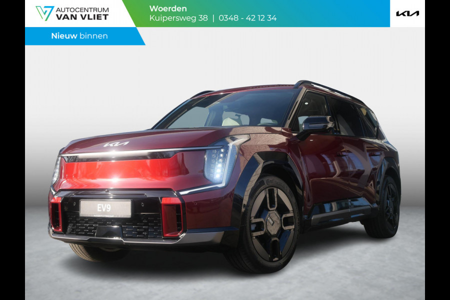 Kia EV9 GT-Line AWD 99.8 kWh | Schuif/kantel | Navi | Camera | Carplay | Stoelverkoeling | Elektrische Stoelen + Stuur |