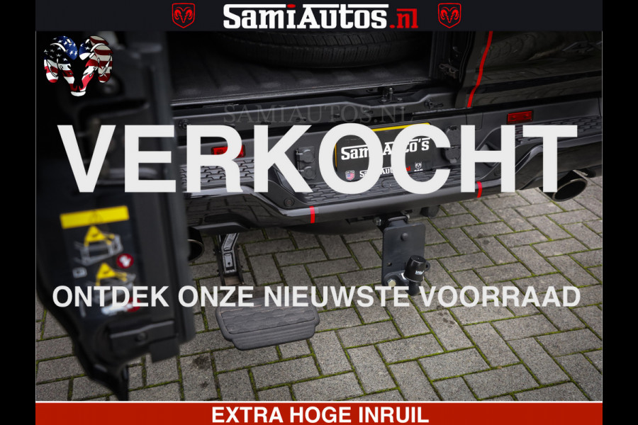 Dodge Ram 1500 Limited Night High Output 540HP 706Nm | Massage + Full Option | De Meest Luxe en Volle Pick-Up in zijn Klasse | Comfortabele Dubbele Cabine met Royale 5 Zitplaatsen | BPM vrij | Nu Leverbaar uit Voorraad | Voorraad Nr 2324 - 5142