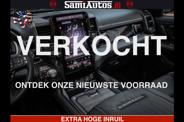 Dodge Ram 1500 Limited Night High Output 540HP 706Nm | Massage + Full Option | De Meest Luxe en Volle Pick-Up in zijn Klasse | Comfortabele Dubbele Cabine met Royale 5 Zitplaatsen | BPM vrij | Nu Leverbaar uit Voorraad | Voorraad Nr 2324 - 5142