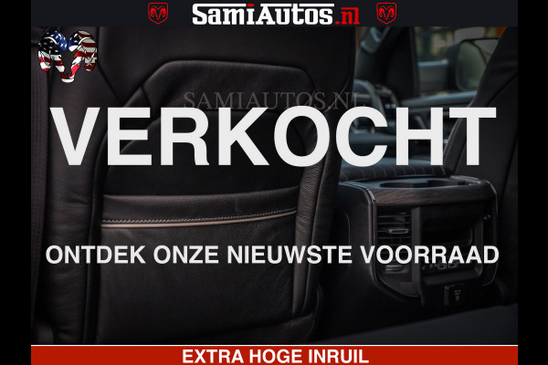 Dodge Ram 1500 Limited Night High Output 540HP 706Nm | Massage + Full Option | De Meest Luxe en Volle Pick-Up in zijn Klasse | Comfortabele Dubbele Cabine met Royale 5 Zitplaatsen | BPM vrij | Nu Leverbaar uit Voorraad | Voorraad Nr 2324 - 5142