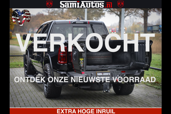 Dodge Ram 1500 Limited Night High Output 540HP 706Nm | Massage + Full Option | De Meest Luxe en Volle Pick-Up in zijn Klasse | Comfortabele Dubbele Cabine met Royale 5 Zitplaatsen | BPM vrij | Nu Leverbaar uit Voorraad | Voorraad Nr 2324 - 5142