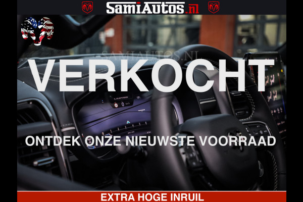 Dodge Ram 1500 Limited Night High Output 540HP 706Nm | Massage + Full Option | De Meest Luxe en Volle Pick-Up in zijn Klasse | Comfortabele Dubbele Cabine met Royale 5 Zitplaatsen | BPM vrij | Nu Leverbaar uit Voorraad | Voorraad Nr 2324 - 5142