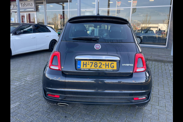 Fiat 500 1.0 Hybrid Rockstar | Panoramadak | Cruise control | Carplay/Android | Wordt verwacht, bel voor het maken van een afspraak!