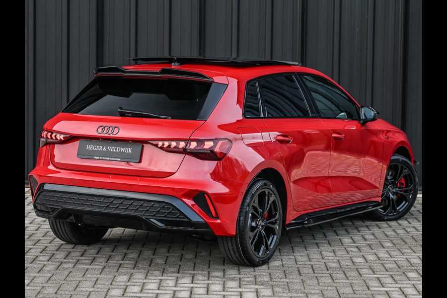Audi A3 Sportback 45 TFSI e S EDITION COMPETITION | BLACK OPTIC | MATRIX LED | KEYLESS | VIRTUAL COCKPIT | PANORAMADAK | AMBIANCE INTERI