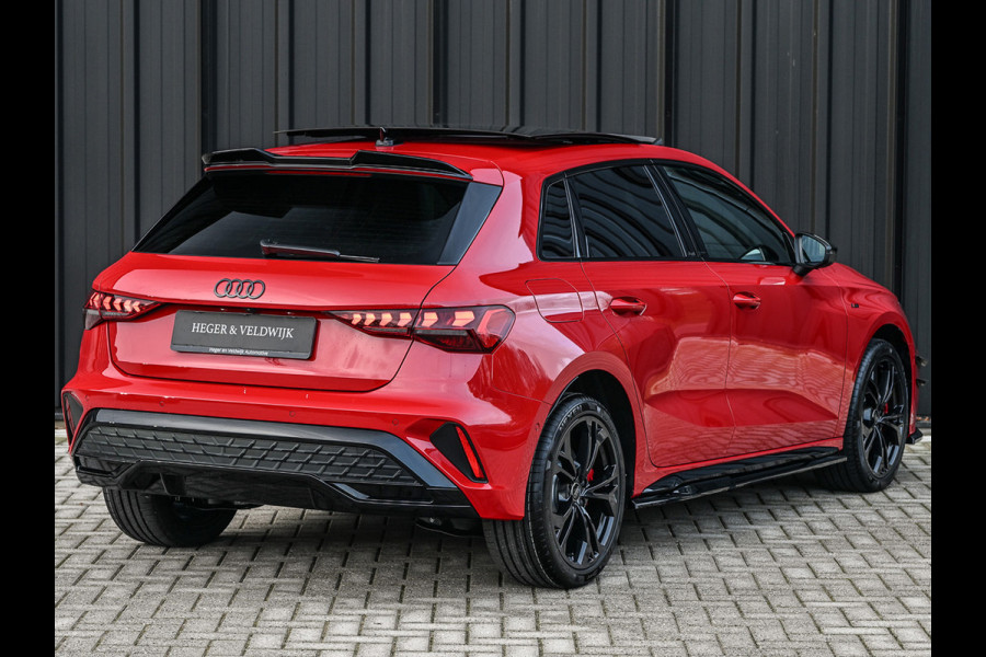 Audi A3 Sportback 45 TFSI e S EDITION COMPETITION | BLACK OPTIC | MATRIX LED | KEYLESS | VIRTUAL COCKPIT | PANORAMADAK | AMBIANCE INTERI