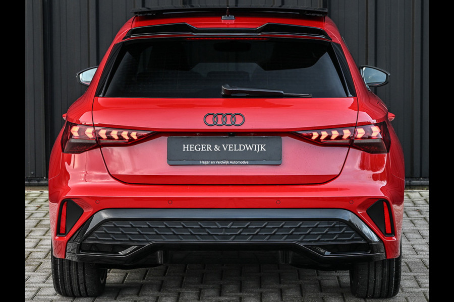 Audi A3 Sportback 45 TFSI e S EDITION COMPETITION | BLACK OPTIC | MATRIX LED | KEYLESS | VIRTUAL COCKPIT | PANORAMADAK | AMBIANCE INTERI