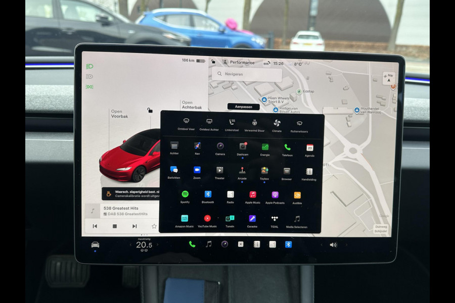 Tesla Model 3 RWD 60 kWh ORGI. NL 23.000KM! | VOLLEDIGE TESLA GARANTIE T/M 01/2028 OF 80.000KM| DE HOOGVOLTACCU EN AANDRIJFLIJN TOT 2032 of 160.000KM | ELEK. ACHTERKLEP| STOEL VENTILATIE