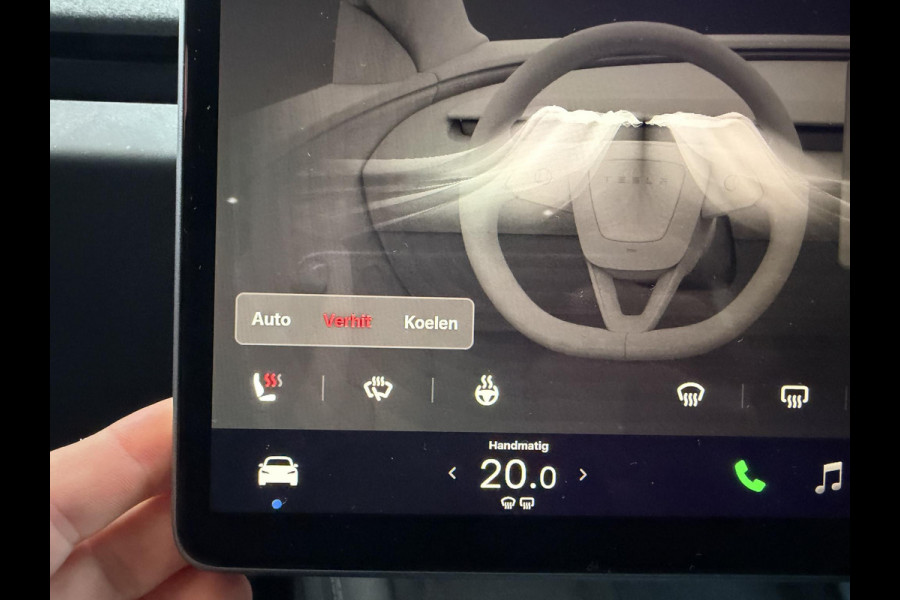 Tesla Model 3 RWD 60 kWh ORGI. NL 23.000KM! | VOLLEDIGE TESLA GARANTIE T/M 01/2028 OF 80.000KM| DE HOOGVOLTACCU EN AANDRIJFLIJN TOT 2032 of 160.000KM | ELEK. ACHTERKLEP| STOEL VENTILATIE