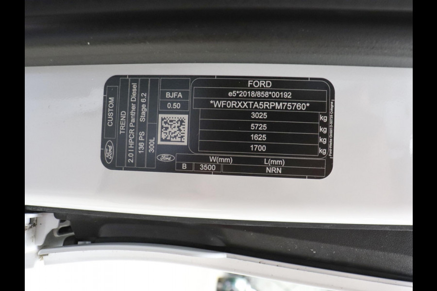 Ford Transit Custom 300 2.0 TDCI L2H1 Trend NM Automaat Airco Navi Cruise PDC Camera