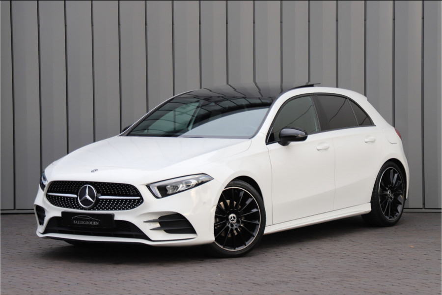 Mercedes-Benz A-Klasse 200 AMG Aut7 | 163PK | Pano | Led | Stoelverwarming | Clima | Apple-carplay | Camera | Widescreen | 2018.