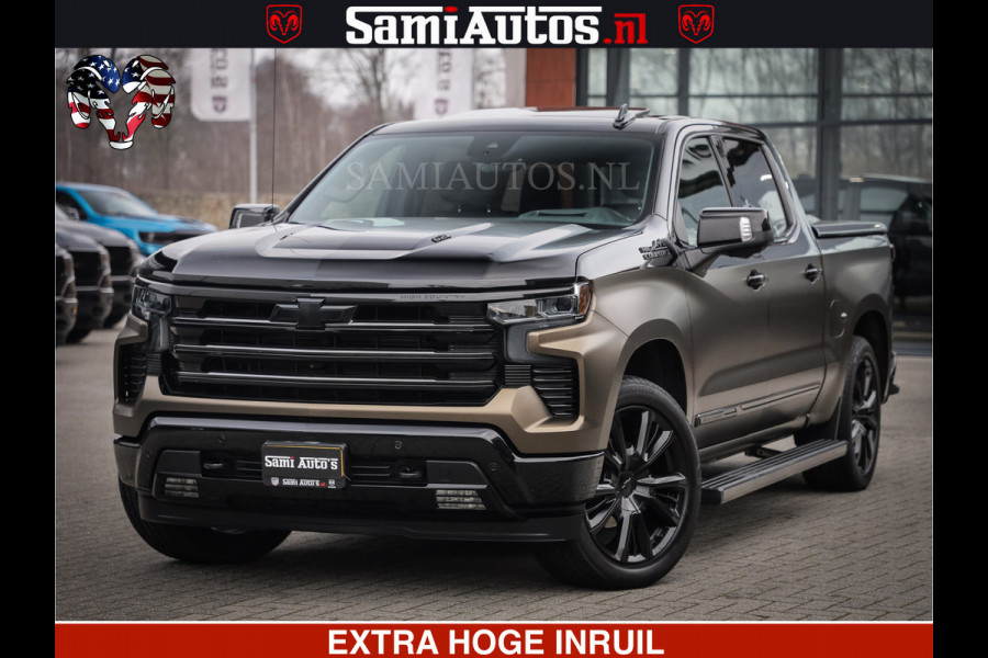 Chevrolet Silverado TWO-TONE COACHWORK | HUD | BLACK EDITION | BOM VOL | PICK UP DODGE RAM | DUBBELE CABINE DC | 5 PERSOONS | GRIJSKENTEKEN |