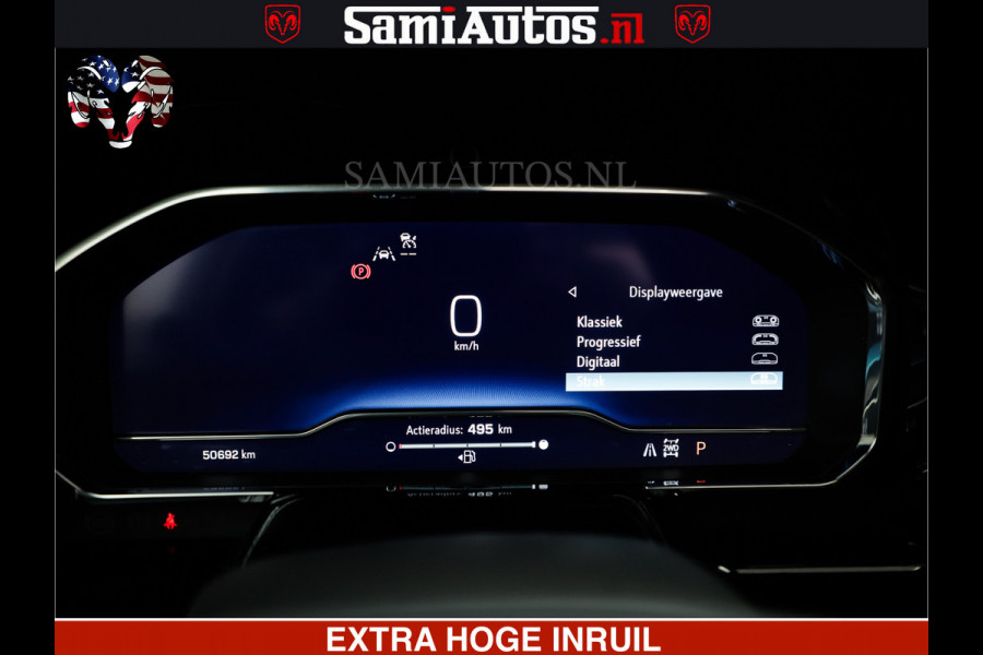 Chevrolet Silverado TWO-TONE COACHWORK | HUD | BLACK EDITION | BOM VOL | PICK UP DODGE RAM | DUBBELE CABINE DC | 5 PERSOONS | GRIJSKENTEKEN |