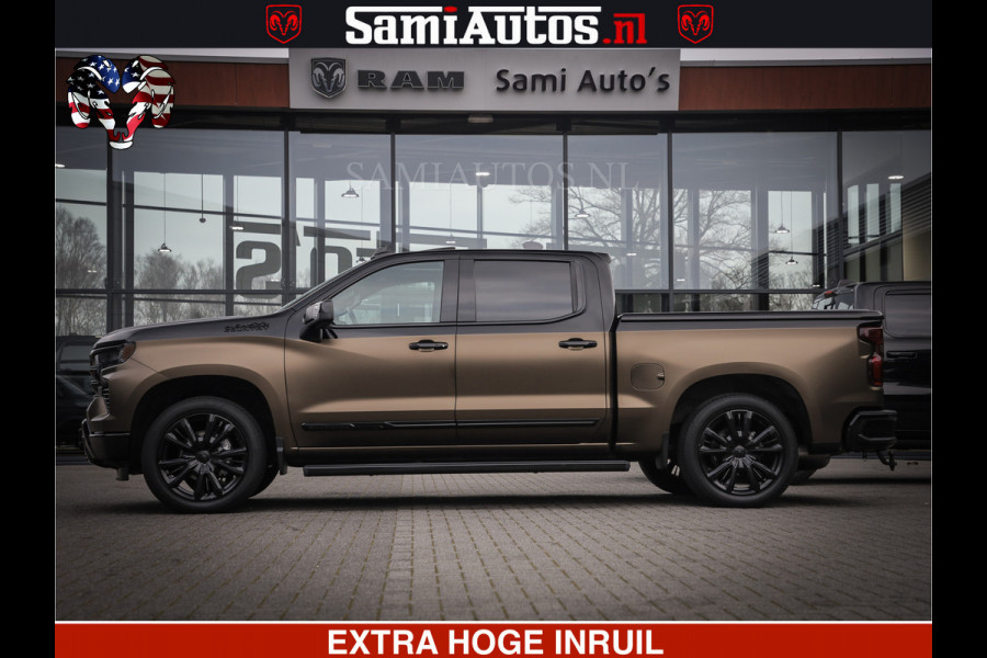 Chevrolet Silverado TWO-TONE COACHWORK | HUD | BLACK EDITION | BOM VOL | PICK UP DODGE RAM | DUBBELE CABINE DC | 5 PERSOONS | GRIJSKENTEKEN |