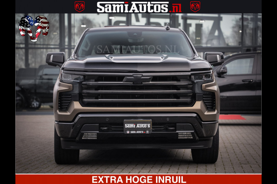 Chevrolet Silverado TWO-TONE COACHWORK | HUD | BLACK EDITION | BOM VOL | PICK UP DODGE RAM | DUBBELE CABINE DC | 5 PERSOONS | GRIJSKENTEKEN |