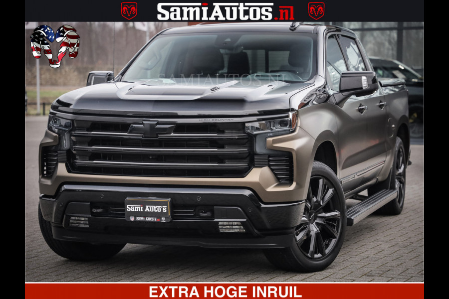 Chevrolet Silverado TWO-TONE COACHWORK | HUD | BLACK EDITION | BOM VOL | PICK UP DODGE RAM | DUBBELE CABINE DC | 5 PERSOONS | GRIJSKENTEKEN |