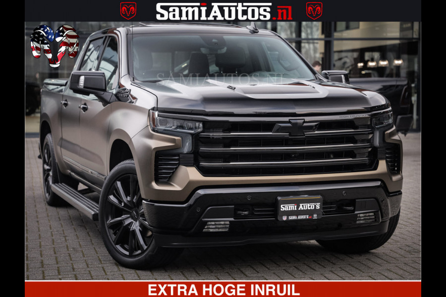 Chevrolet Silverado TWO-TONE COACHWORK | HUD | BLACK EDITION | BOM VOL | PICK UP DODGE RAM | DUBBELE CABINE DC | 5 PERSOONS | GRIJSKENTEKEN |