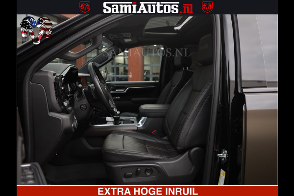 Chevrolet Silverado TWO-TONE COACHWORK | HUD | BLACK EDITION | BOM VOL | PICK UP DODGE RAM | DUBBELE CABINE DC | 5 PERSOONS | GRIJSKENTEKEN |